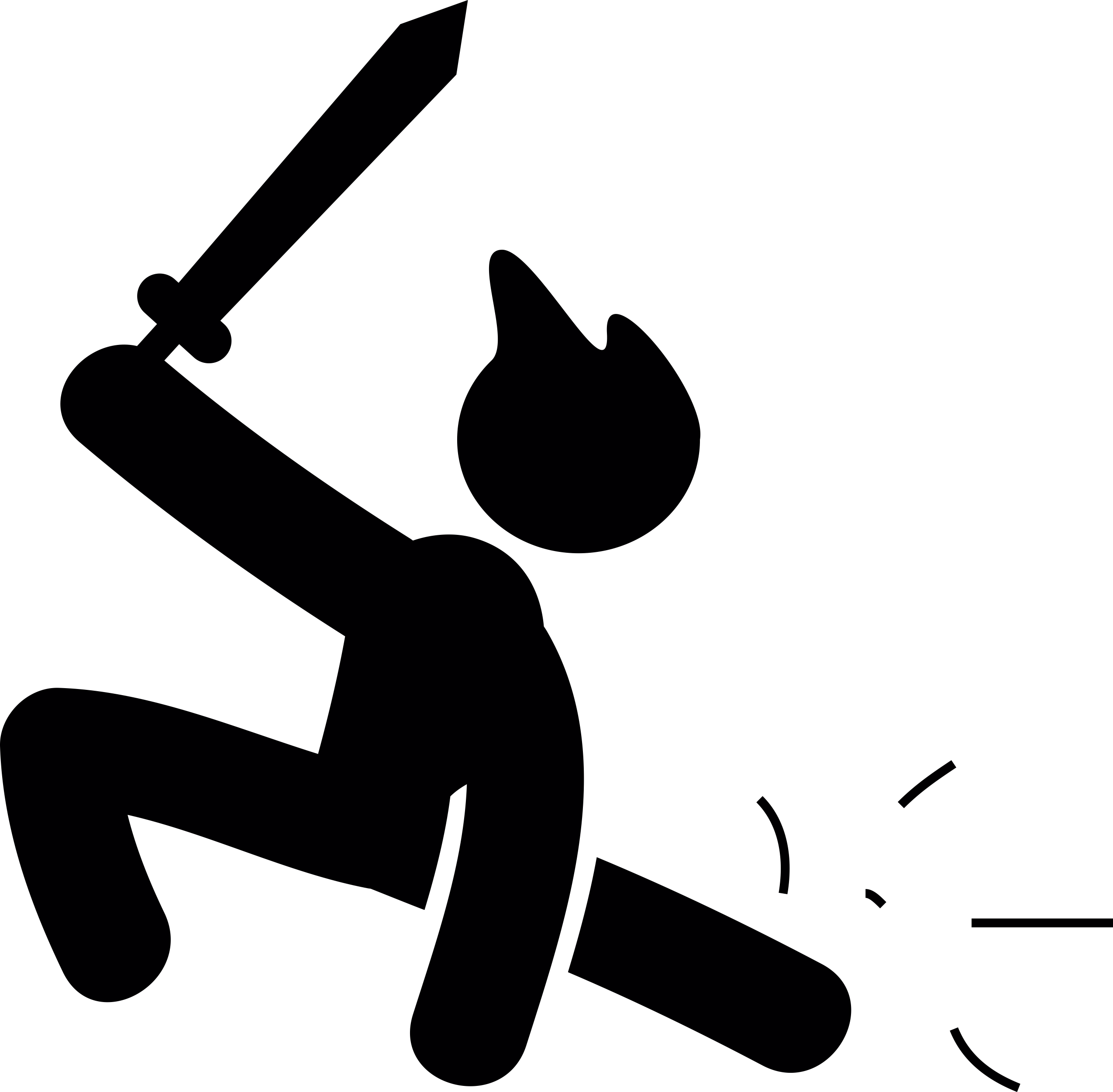 Man Attacking Line Tracing Svg Vector Free Vectors